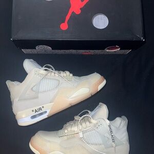 Jordan 4 Retro ‘Off-White Sail’ Size 8M 9.5W